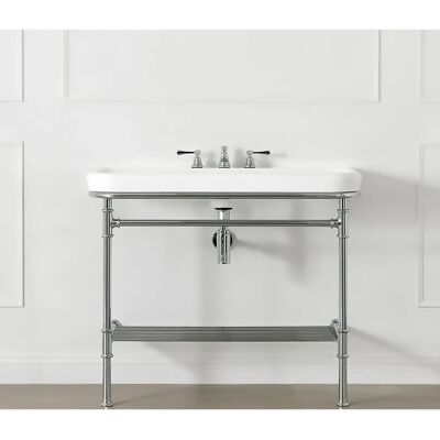 Victoria & Albert Metallo 100 Waschtisch - Waschtisch mit 2 Füßen & Armaturloch Victoria & Albert Metallo 100 Waschtisch - Waschtisch mit 2 Füßen & Armaturloch