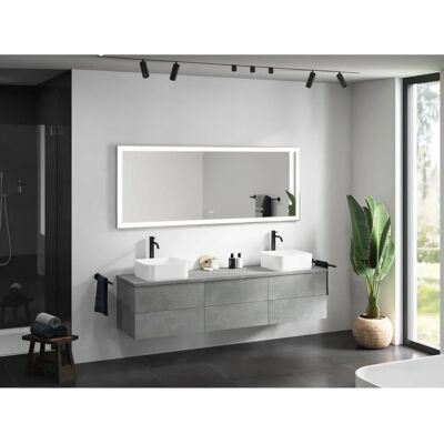 Kronenbach - Cube Waschbecken-Konsole 181 cm - 6 Schubladen Kronenbach - Cube Waschbecken-Konsole 181 cm - 6 Schubladen