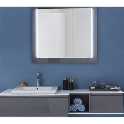 Pelipal PCON LED Einbauspiegelschrank - 91,5x17x83,4cm - 2 Drehtüren Pelipal PCON LED Einbauspiegelschrank - 91,5x17x83,4cm - 2 Drehtüren