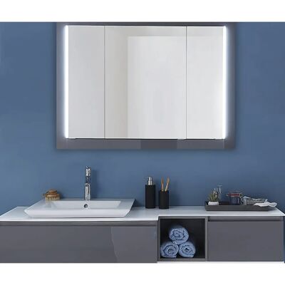 Pelipal PCON LED Einbauspiegelschrank - 106,5x17x83,4 cm - 3 Drehtüren Pelipal PCON LED Einbauspiegelschrank - 106,5x17x83,4 cm - 3 Drehtüren