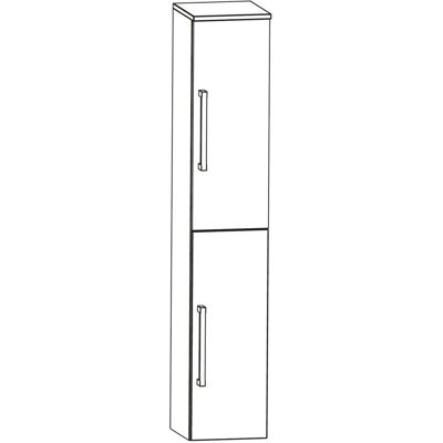 Puris - brace - 40 x 30 x 162,8 cm - 2 Türen Rechtsanschlag - Cabinet Puris - brace - 40 x 30 x 162,8 cm - 2 Türen Rechtsanschlag - Cabinet