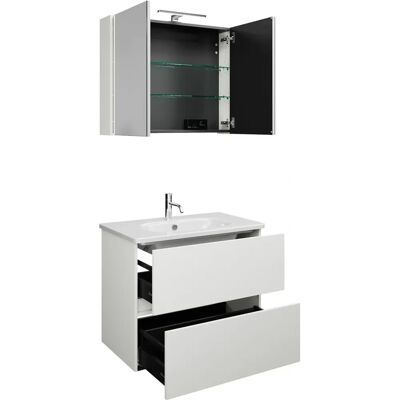 burgbad - Liniq - LED-Spiegelschrank - 80,5 cm - Badmöbel-Set burgbad - Liniq - LED-Spiegelschrank - 80,5 cm - Badmöbel-Set