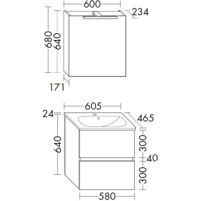 burgbad - Liniq - 60,5 cm burgbad - Liniq - 60,5 cm