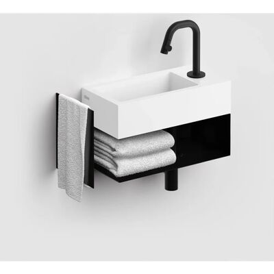 Clou - Flush 3 Right Keramik - 36 cm - Waschtisch Clou - Flush 3 Right Keramik - 36 cm - Waschtisch