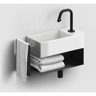 Clou - New Flush 3 Right Keramik - 35 cm - Sink Clou - New Flush 3 Right Keramik - 35 cm - Sink