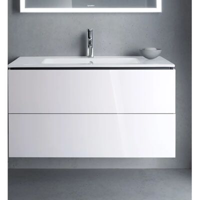 Duravit Me by Starck Waschbecken mit L-Cube Unterschrank - Waschbecken und Unterschrank Duravit Me by Starck Waschbecken mit L-Cube Unterschrank - Waschbecken und Unterschrank