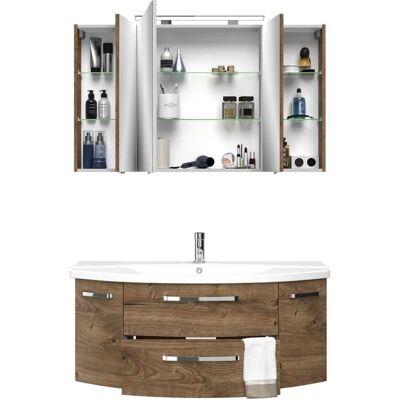 Pelipal Serie 4010 - 120 cm - Keramikwaschtisch - LED-Beleuchtung - Badezimmermöbelset Pelipal Serie 4010 - 120 cm - Keramikwaschtisch - LED-Beleuchtung - Badezimmermöbelset