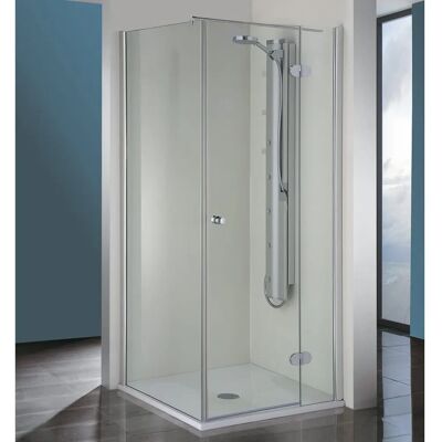 Steinkamp Living Scharnierdeur met zijpaneel - 90x80cm - Douchedeur Steinkamp Living Scharnierdeur met zijpaneel - 90x80cm - Douchedeur