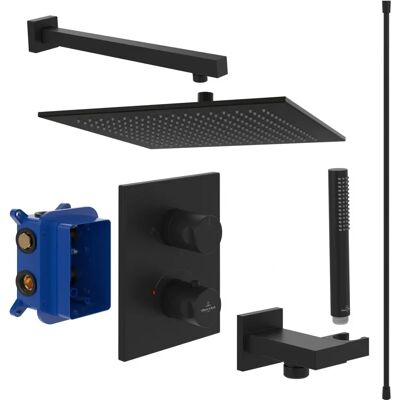 Villeroy & Boch Universal Taps & Fittings Unterputz-Thermostat-Set inkl. Regenbrause und Handbrause - Badezimmerarmatur Villeroy & Boch Universal Taps & Fittings Unterputz-Thermostat-Set inkl. Regenbrause und Handbrause - Badezimmerarmatur