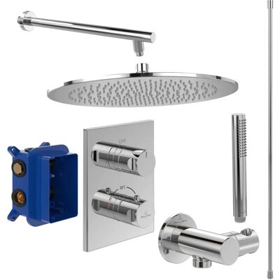 Villeroy & Boch Universal Armaturen & Zubehör Unterputz-Thermostat-Set inkl. Regenbrause und Handbrause - Badarmatur Villeroy & Boch Universal Armaturen & Zubehör Unterputz-Thermostat-Set inkl. Regenbrause und Handbrause - Badarmatur