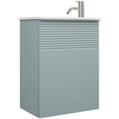 burgbad - Fiumo - 47 cm - Plissée-Struktur - Vanity sink burgbad - Fiumo - 47 cm - Plissée-Struktur - Vanity sink