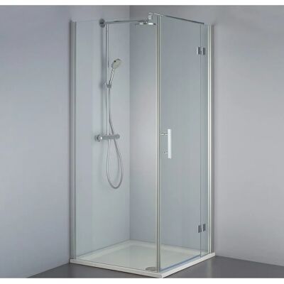 Steinkamp Lifestyle Schwenktür - 100x90 cm - Chrom-Optik Steinkamp Lifestyle Schwenktür - 100x90 cm - Chrom-Optik