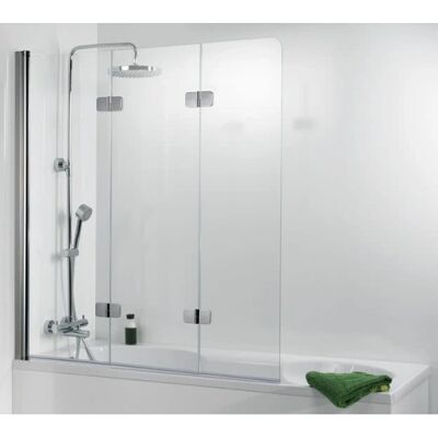 HSK Premium Softcube Badewannenaufsatz - 3-teilig, links HSK Premium Softcube Badewannenaufsatz - 3-teilig, links