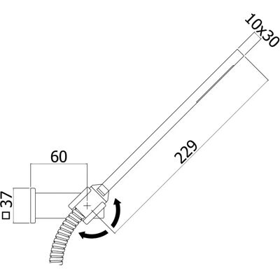 Steinkamp Model 66012CRST Vierkante Doucheset met Barhanddouche Steinkamp Model 66012CRST Vierkante Doucheset met Barhanddouche