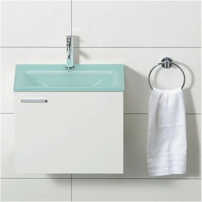 progettobagno Enea 50 Gästewaschtischkombination - Ohne Überlauf, Mit Hahnloch progettobagno Enea 50 Gästewaschtischkombination - Ohne Überlauf, Mit Hahnloch