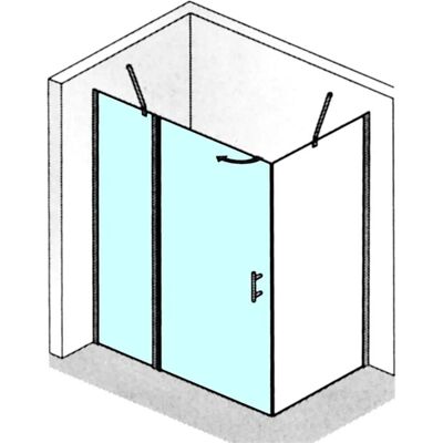 Kermi Deur Scharnier - Hef- en neerlaattechnologie - 63cm Kermi Deur Scharnier - Hef- en neerlaattechnologie - 63cm