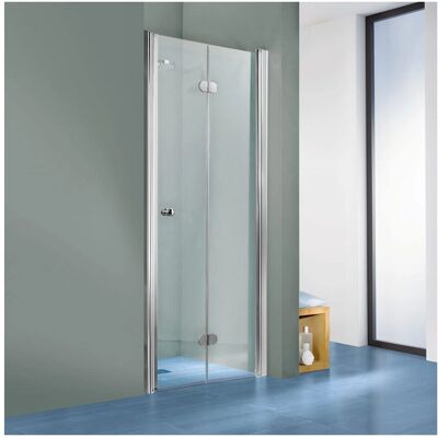 Steinkamp Living vouwdeur in nis 100 x 200 cm - chroomlook - vouwbare deur Steinkamp Living vouwdeur in nis 100 x 200 cm - chroomlook - vouwbare deur
