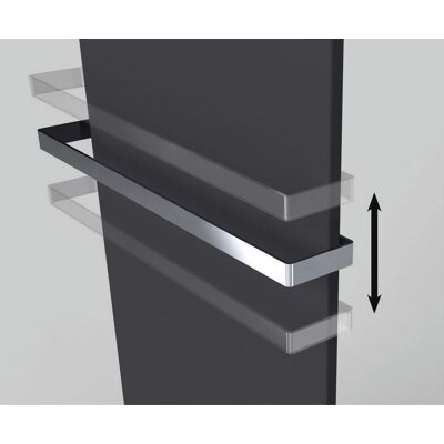 Zehnder 481418 - Handdoekhouder voor badkamerradiator 60 cm Zehnder 481418 - Handdoekhouder voor badkamerradiator 60 cm