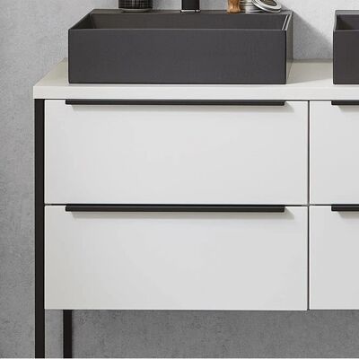 Puris WUA3360P3F777K17733966 - Waschtischunterschrank 60 cm mit Griff, schwarz matt Puris WUA3360P3F777K17733966 - Waschtischunterschrank 60 cm mit Griff, schwarz matt