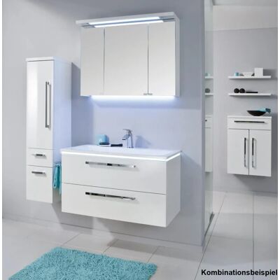 Puris Star Line Waschtischunterschrank - 90x47x48cm - Griffe & Metallschubladen Puris Star Line Waschtischunterschrank - 90x47x48cm - Griffe & Metallschubladen