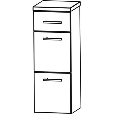 Puris Star Line Highboard - Metallschubkasten, Auszüge - 82,8cm Puris Star Line Highboard - Metallschubkasten, Auszüge - 82,8cm