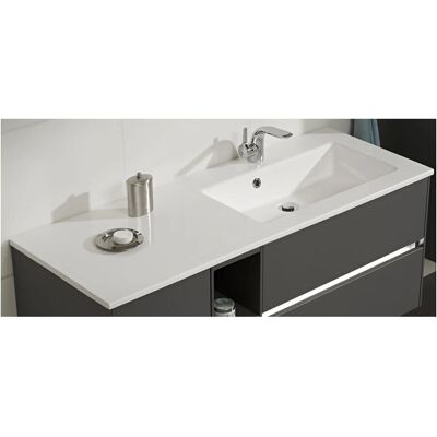 Pelipal 6010 Serie Waschbecken - Mineralmarmor, 133cm, Becken rechts Pelipal 6010 Serie Waschbecken - Mineralmarmor, 133cm, Becken rechts