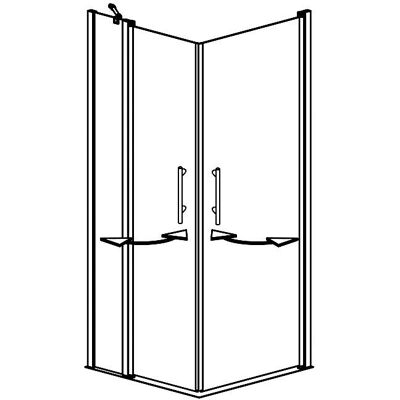 Megabad Profi Collection Planplus Eckeinstieg - Dusche Megabad Profi Collection Planplus Eckeinstieg - Dusche