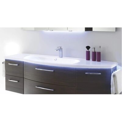 Pelipal 7005 Serie Mineralmamor-Waschtisch - 154,8 cm Ablage mit LED-Beleuchtung Pelipal 7005 Serie Mineralmamor-Waschtisch - 154,8 cm Ablage mit LED-Beleuchtung