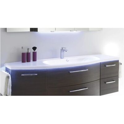 Pelipal 7005 Serie Mineralmarmor Waschtisch - Ablage links, mit LED Zusatzbeleuchtung Pelipal 7005 Serie Mineralmarmor Waschtisch - Ablage links, mit LED Zusatzbeleuchtung