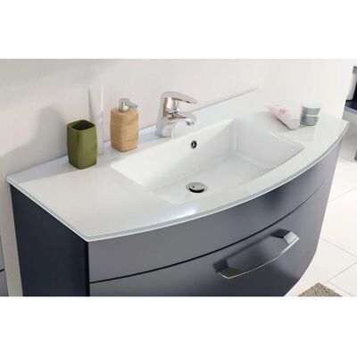 Pelipal Cassca Glas-Waschtisch - 141 cm - Externer Überlauf Pelipal Cassca Glas-Waschtisch - 141 cm - Externer Überlauf