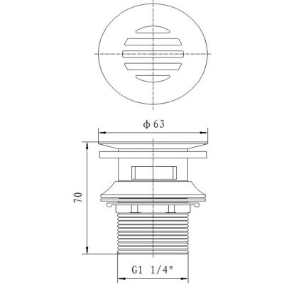 Sturotec Afsluiter - 1 1/4 inch - Overloop & Profielafdichting Sturotec Afsluiter - 1 1/4 inch - Overloop & Profielafdichting