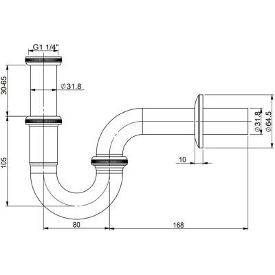 Sturotec STEAT008 Röhrensiphon - Siphon Sturotec STEAT008 Röhrensiphon - Siphon