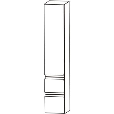 Puris B Hochschrank - 30x30x160cm mit 2 Schubladen und 1 Tür Puris B Hochschrank - 30x30x160cm mit 2 Schubladen und 1 Tür