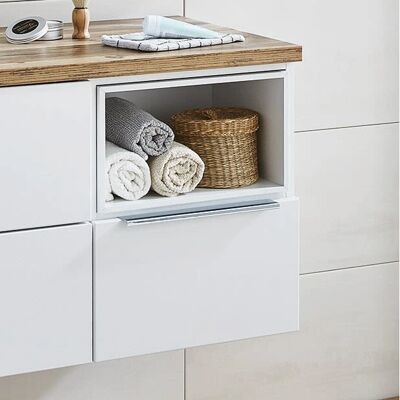 Puris UTA373A01F777K177R54733966 - Unterschrank mit 1 Regal, schwarz Griff, 30cm Puris UTA373A01F777K177R54733966 - Unterschrank mit 1 Regal, schwarz Griff, 30cm