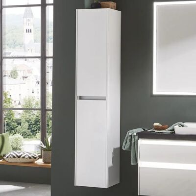 Puris Unique Hochschrank - 32 x 163 cm - 2 Türen - Grifflos - Anschlag links Puris Unique Hochschrank - 32 x 163 cm - 2 Türen - Grifflos - Anschlag links