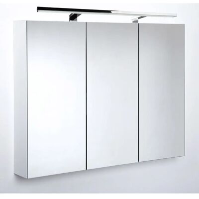 Kronenbach Plana 2.0 - Spiegelschrank - 90cm - 3 Türen - LED-Leuchte Kronenbach Plana 2.0 - Spiegelschrank - 90cm - 3 Türen - LED-Leuchte