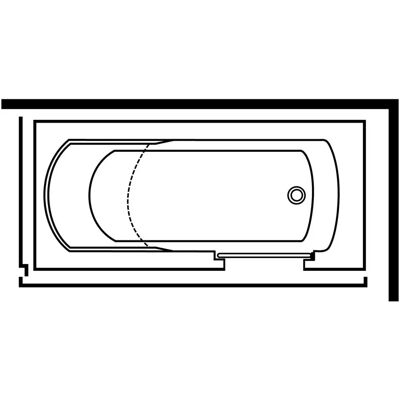 Steinkamp Easy Entry Badewanne 160x75cm Glastür Chrom - Badewanne Steinkamp Easy Entry Badewanne 160x75cm Glastür Chrom - Badewanne