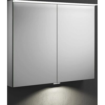 burgbad Yumo - Horizontale LED-Beleuchtung - Waschtischbeleuchtung - 80 cm Spiegelschrank burgbad Yumo - Horizontale LED-Beleuchtung - Waschtischbeleuchtung - 80 cm Spiegelschrank