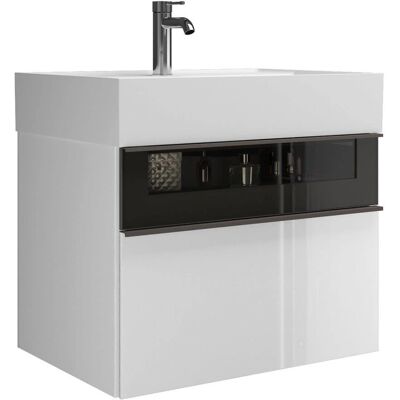 burgbad Yumo Mineralguss-Waschtisch - 66,5cm - Badezimmer Waschbecken burgbad Yumo Mineralguss-Waschtisch - 66,5cm - Badezimmer Waschbecken