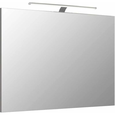 Pelipal Serie 6110 Badspiegel - Weiß Glanz mit LED-Aufsatzleuchte - 100 cm Pelipal Serie 6110 Badspiegel - Weiß Glanz mit LED-Aufsatzleuchte - 100 cm