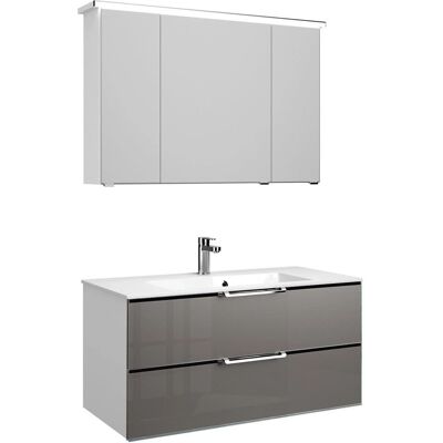 Pelipal Trentino Möbelkombination - Mineralmarmorwaschtisch - LED Profil Pelipal Trentino Möbelkombination - Mineralmarmorwaschtisch - LED Profil