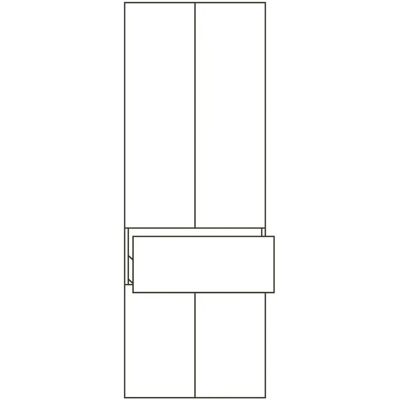 Pelipal Cassca Hochschrank - 60x33x168cm mit Griff N1, Softclose, Glasböden Pelipal Cassca Hochschrank - 60x33x168cm mit Griff N1, Softclose, Glasböden