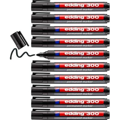 Edding Black Marker - Marker - Svart Edding Black Marker - Marker - Svart