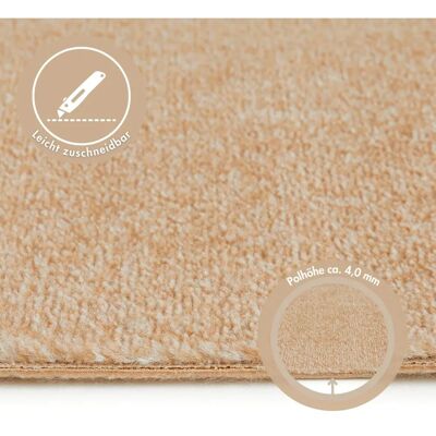 ANDIAMO Velours Catania Teppich - Langlebig, Weich, 7,5mm Höhe ANDIAMO Velours Catania Teppich - Langlebig, Weich, 7,5mm Höhe
