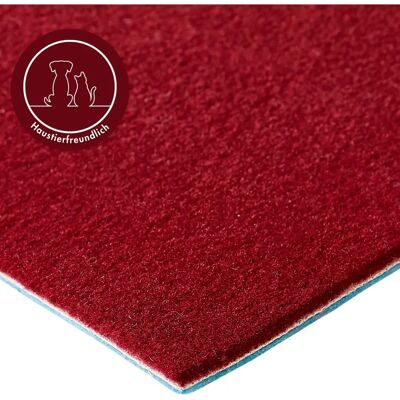 ANDIAMO Bordeaux Velours Kira Teppich - Wohnzimmerboden ANDIAMO Bordeaux Velours Kira Teppich - Wohnzimmerboden
