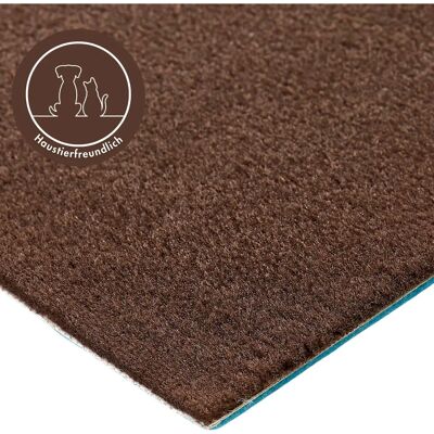 ANDIAMO Velours Kira Teppich - Braun - 400cm x 200cm - Teppichboden ANDIAMO Velours Kira Teppich - Braun - 400cm x 200cm - Teppichboden