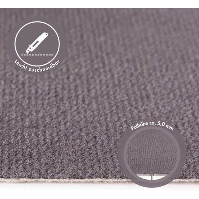 ANDIAMO Velours Sina Teppich - Robust, Pflegeleicht, Für Fußbodenheizung ANDIAMO Velours Sina Teppich - Robust, Pflegeleicht, Für Fußbodenheizung