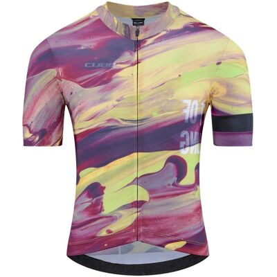 Maillot Cube Blackline ART Jaune - Vêtements de Sport - Publicité Maillot Cube Blackline ART Jaune - Vêtements de Sport - Publicité