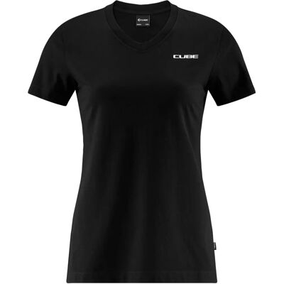 CUBE Maglietta da Donna Organica Nera - T-Shirt CUBE Maglietta da Donna Organica Nera - T-Shirt