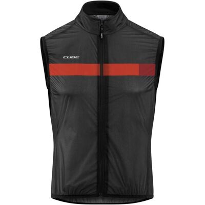 Gilet Cube Teamline Wind Nero XL - Abbigliamento Ciclismo Gilet Cube Teamline Wind Nero XL - Abbigliamento Ciclismo